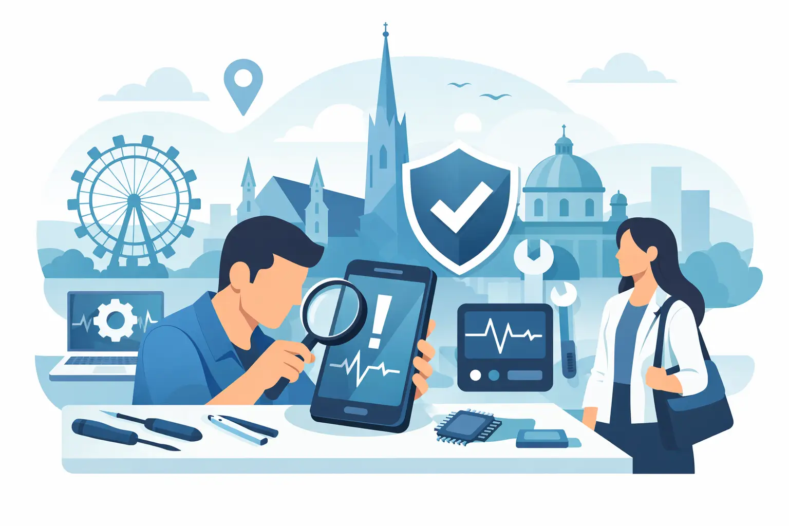 Kostenlose Handy Diagnose in Wien nutzen