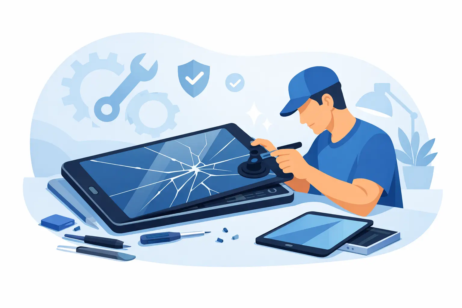 Tablet Display Reparatur schnell erledigt