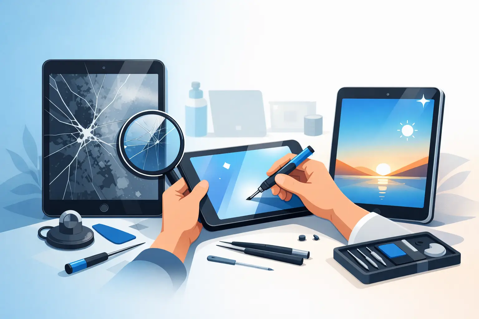 iPad Display reparieren: Schnell wieder klar sehen