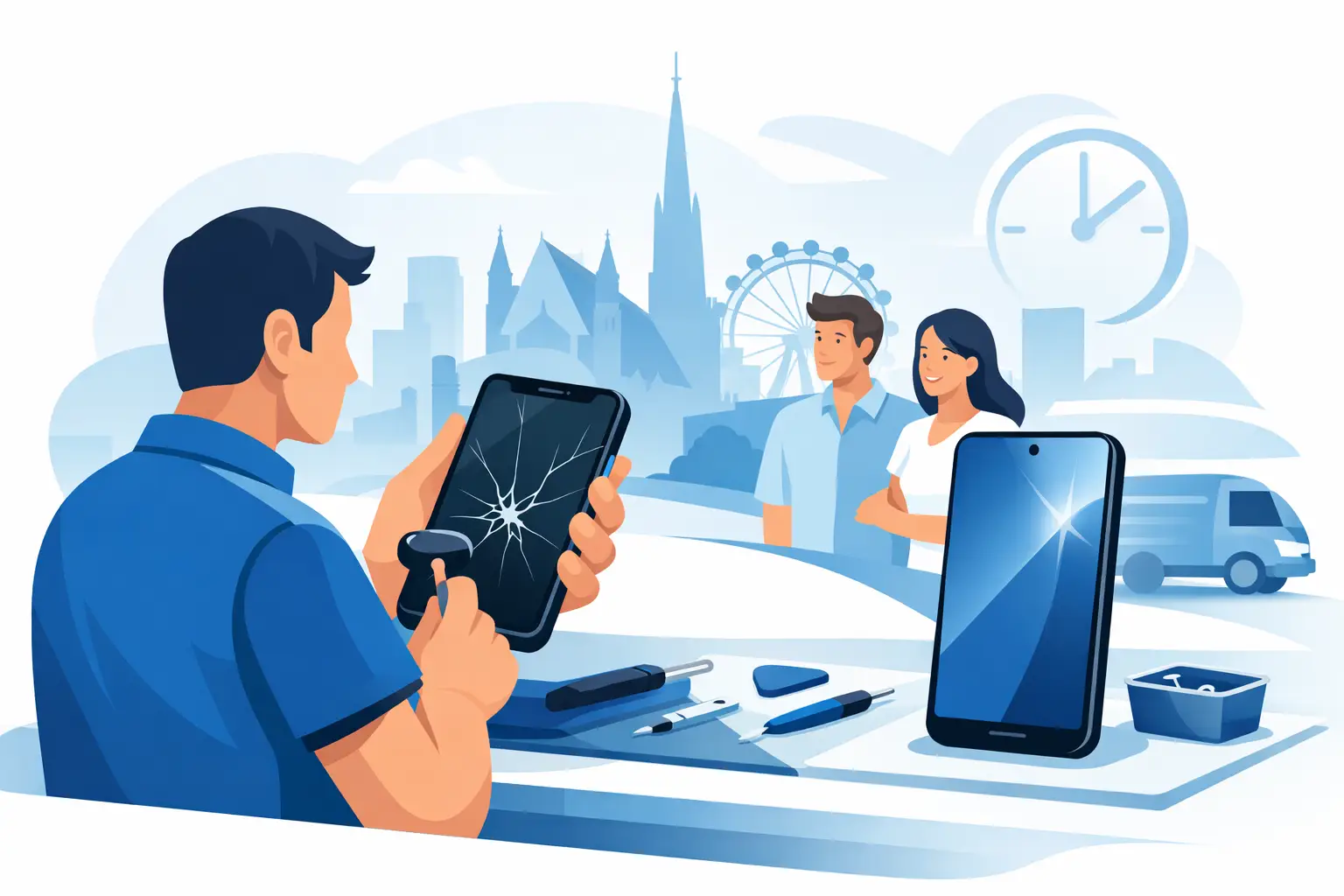 Samsung Displaytausch in Wien schnell erledigt