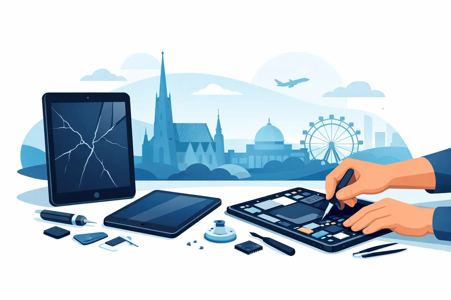 Tablet Reparatur Wien - schnell und fair