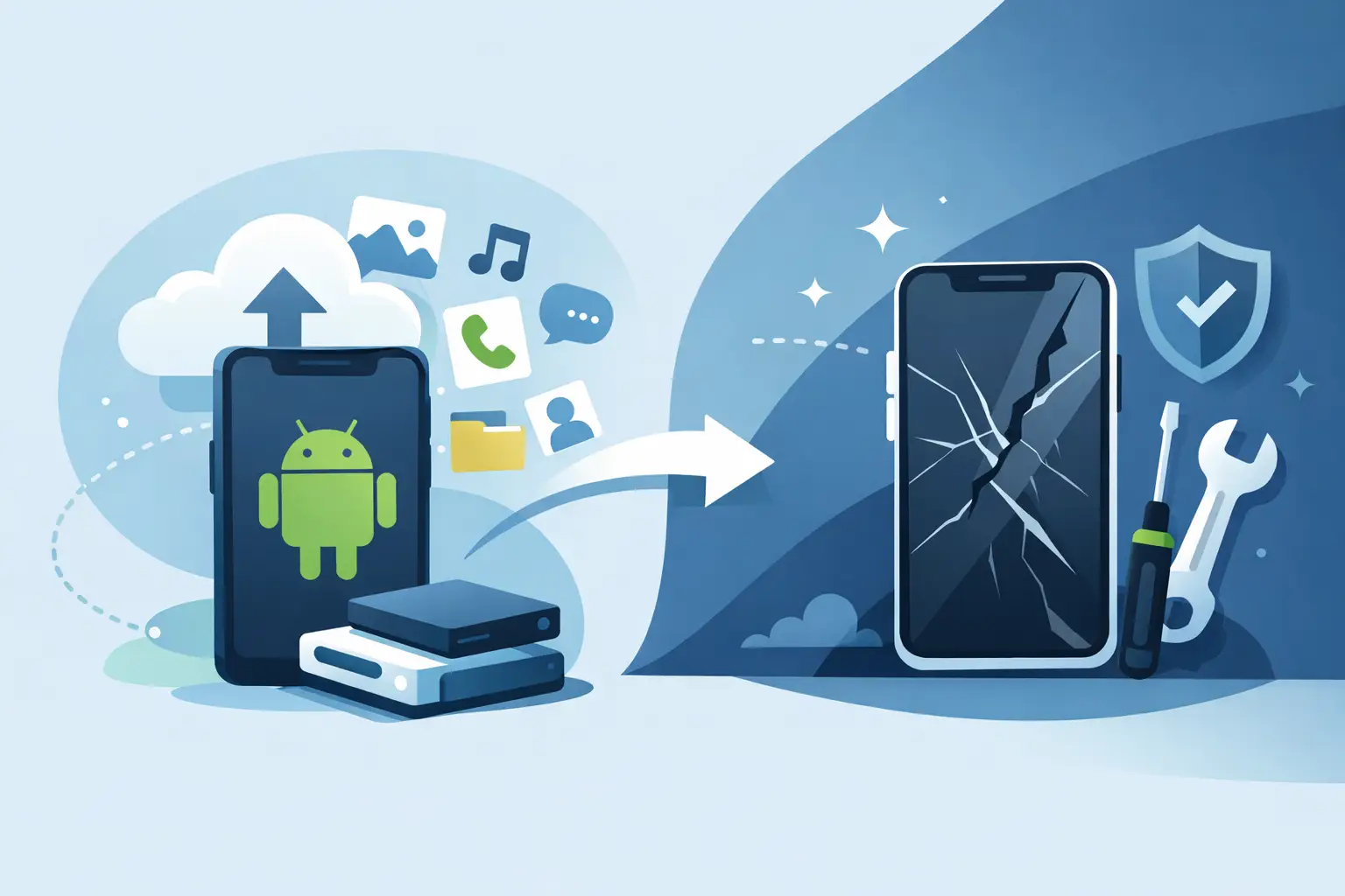 Android Backup vor Reparatur: Daten sicher retten